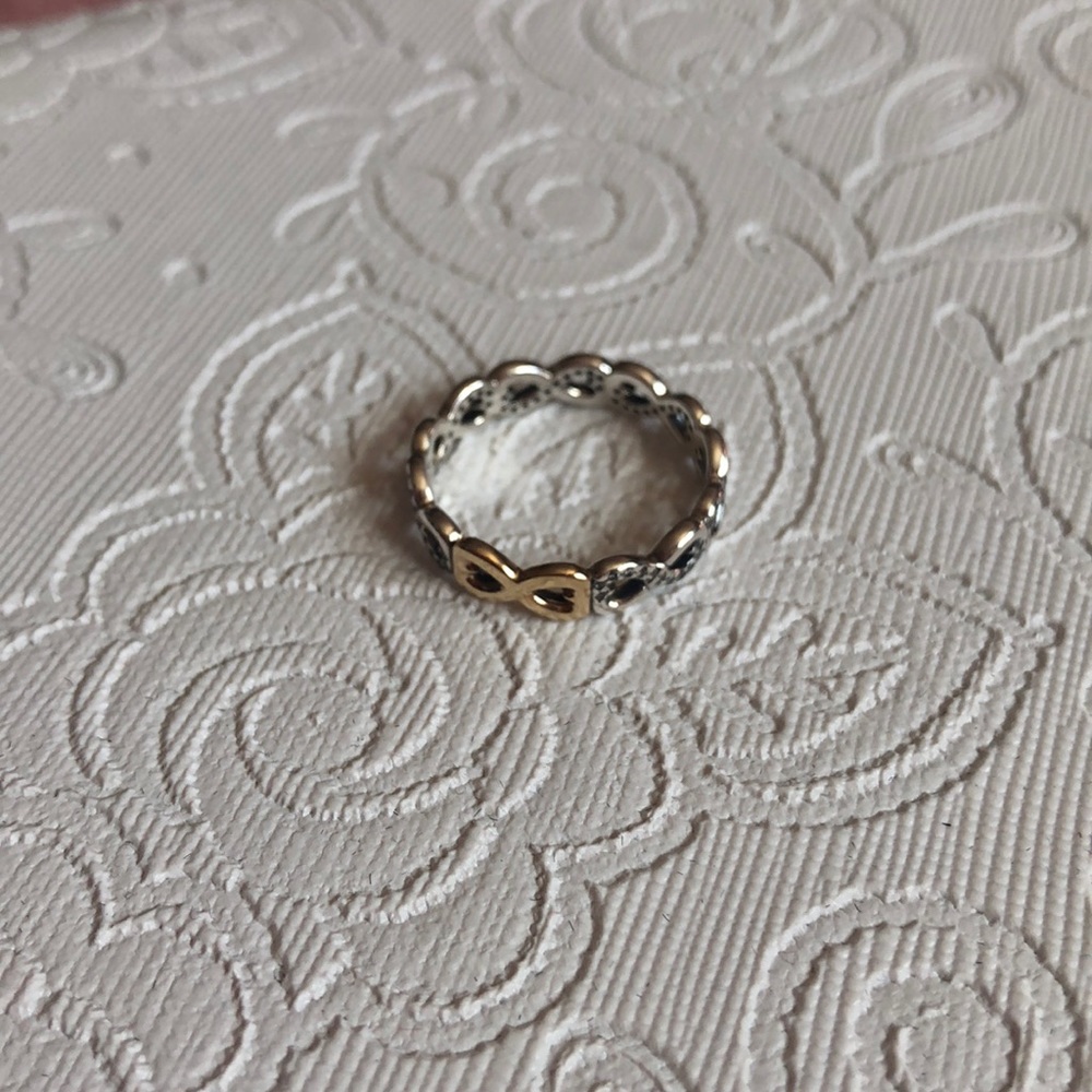 Pandora two tone ring—RETIRED ITEM